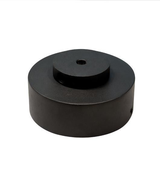 Ceiling / Wall Base 100w black  finish with remote control